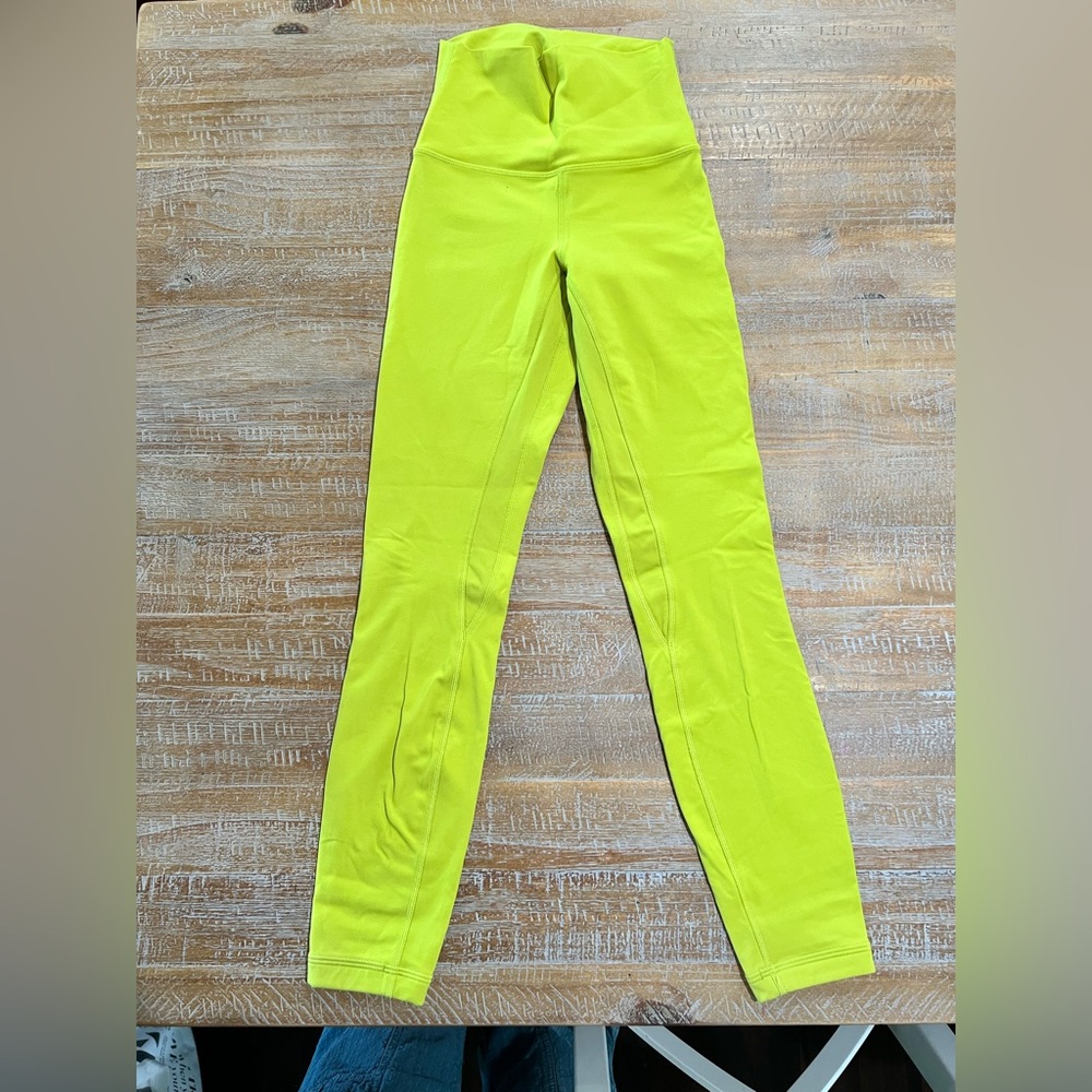 Lululemon Align leggings in Citron Yellow